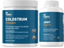 Dr Tobias Joint Support Supplément et Colostrum Powder - Soutient la mobilité, la santé du cartilage et la fonction immunitaire - Non-OGM