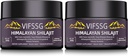 700 Mg Supplément Shilajit, Supplément de résine naturelle biologique Shilajit, Shilajit Himalayan Organique, Nature de grade or Shilajit avec 4 en-1 Complexe pour le soutien énergétique, 60 Grams, 2Pack