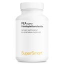 Supersmart - Supplément de pois à 99 % 1200 mg par jour (breveté) - OptiPEA PalmitoylEthanolAmide - Sans OGM et sans gluten - 60 capsules végétariennes