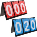 Tableau portable APORO Top Tableau de bord Flipper, Multi Sports Score Flip Tableau de bord