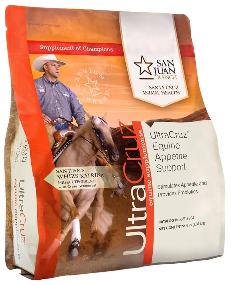 UltraCruz Supplément de rappel d'appétit pour chevaux, 4 lb, Pellet (32 jours)