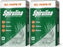 Spirulina Capsules – La nature d'own Superfood et supplément nutritionnel, Spirulina pour le soutien complet du corps – 60 capsules (paquet de 2)