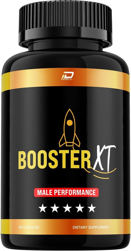 Booster XT pour hommes Capsules, BoosterXT Vitamine Complex Pills, Booster-XT Formula Officielle, Booster XT para Hombres Dietary Supplement, Toutes les évaluations de la formule de soutien naturel (1 Pack – 60 Capsules)