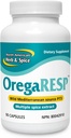 NORTH AMERICAN HERB & SPICE OregaResp - 90 Capsules Veggie - Santé immunitaire et respiratoire - Cumin, sauge, huile d'origan - Sans danger pour les enfants et les animaux, non-OGM - 90 portions