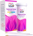 Bandes de test de la ph vaginale pour les femmes(50 cnt). Test de pH féminin pour la santé vaginale, l'acidité et l'alcalinité. Bandes en Pouches scellées