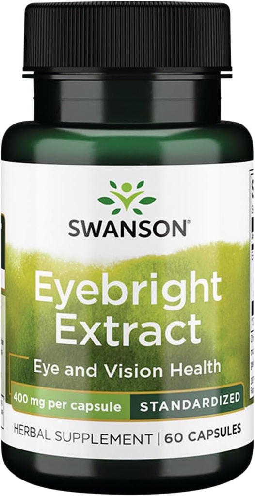 Extrait des yeux de Swanson 400 Milligrammes 60 Capsules