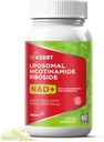 NAD+ Supplement NMN Alternative - Liposomal Nicotinamide Riboside with Resveratrol & Quercetin for Anti Aging Cell Regeneration Energy Focus for Men Women