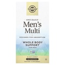 Solgar One Daily Men Multivitamin Complement de soutien du corps entier, libération retardée très absorbante One Daily Multi Vitamine Capsules pour hommes - Immune énergie cardiaque stress et santé musculaire, 60 portions
