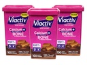 Viactiv Max Formule Calcium + Vitamine D3 Supplément pour le chocolat au lait de santé os, 100 Chews doux - 3 Pack