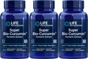 Prolongation de vie Super Bio-Curcumine Extrait curcuma 400 mg, 60 capsules végétariennes (paquet de 3)