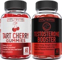 Atlantis Nutrition Tart Cherry 60 Gummies + Booster de testostérone 2-pack (120 Gummies)