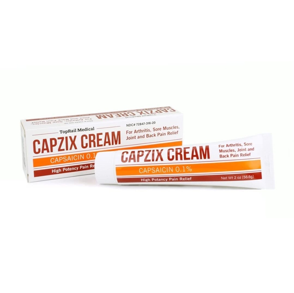 pour le soulagement de la douleur 2 OZ Capsaicin ,1 % de puissance élevée/ concentration maximale