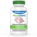 Meilleurs probiotiques pour les femmes et les hommes de DrFormulas , Nexabiotique Multi Probiotique avec Saccharomyces Boulardii, Lactobacillus Acidophilus, B. infantis, Prébiotique 60 capsules de dénombrement (pas de perles)