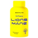 Capsules de complément biologique Lions Mane 120 Capsules w/Patent LitropaneTM Immune System Booster Nootropic Cerveau Support Champignon Supplément. Extrait 10X comparable à 18000mg