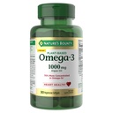 Nature's Bounty Omega 3, supplément d'acide gras Omega 3, 520mg, soutient la santé du corps entier, y compris le cœur, la peau, les articulations, 30 softgels végétariens, huile de poisson alternative