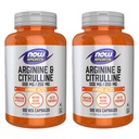 Arginine et citrulline 500/250mg - 120 gélules (2 boîtes)