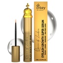 Sérum de croissance en peptide de la Reine des cils - Enhancer de laque et de sourcils avec extrait de racine de peptides et de ginseng - sans hormones, ophtalmologiste testé formule pour des cils plus longs et plus pleins (8 ml)
