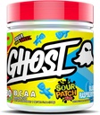 Supplément d'acides aminés en poudre de la BCAA GHOST, crème pour enfants framboise bleue - 30 portions - sans sucre intra, post et pré-entraînement Amino poudre et boisson de récupération, 7G BCAA