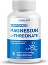 Liposomique Magnésium L-THRÉONATE Glycinate Magnésium Glycinate Magnésium Chelate - Soutien Cortisol Wellness, Restoration & Relax - Fabriqué et testé aux États-Unis