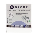 Vitamine électrolyte brode - Comprimés électrolytes à sucre zéro portable - pour les sports, la vie nocturne, Jet Lag, 5 électrolytes essentiels + 9 vitamines 100-Packets