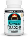 Source Naturals Ferrochel avancé, supplément alimentaire Rendement 27 mg de fer - 180 comprimés