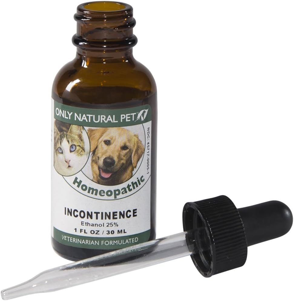 Uniquement remède homéopathique contre l'incontinence naturelle des animaux de compagnie - Supplément de soutien et de contrôle de l'urine