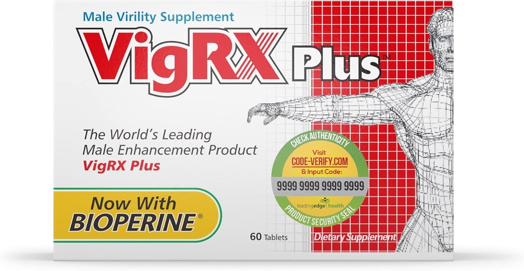 Pilule supplément alimentaire à base de plantes virilité masculine VigRX Plus - 60 comprimés