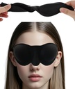 Lunettes de chambre d'humidité pour les yeux secs Relief, Gants de sommeil hydratants en silicone 3D avec douceur et confort, Masque de sommeil pour les utilisateurs de CPAP,Sangle réglable
