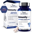 1MD Nutrition ImmunityMD - Immune Health Probiotics Potent, Docteur-Sélectionné Probiotic Strains avec Prébiotique - Promouvoir la force globale du système immunitaire, réduire le stress quotidien