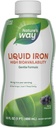 Fer liquide, 100 % de la valeur quotidienne, 18 mg de fer comme glycin ferrique par portion, sans sucre ajouté, aromatisé à la baie, 16 Fl Oz (emballage mai Vary)