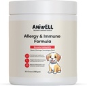 Allergy & Immune Support Chews for Dogs – Powered by Astragalus Root & Linseed C3 – Promote le soulagement de l'allergie saisonnière, Gut & Santé Digestive – Chews doux