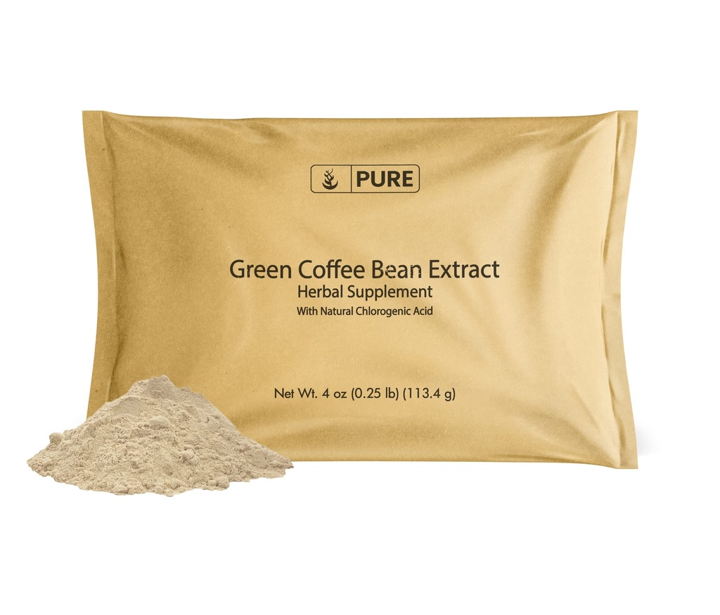 Pure Original Ingredients Green Coffee Bean Extract (4oz) Unroasted Coffee Extract, Gluten-Free