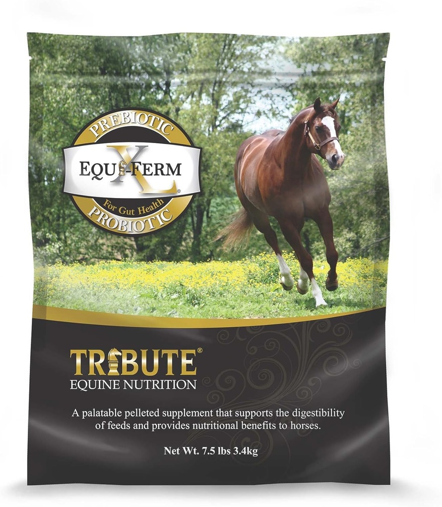 TRIBUTE Kalmbach alimente Equiferm XL Prébiotique et probiotique pour Cheval, 7,5 lb