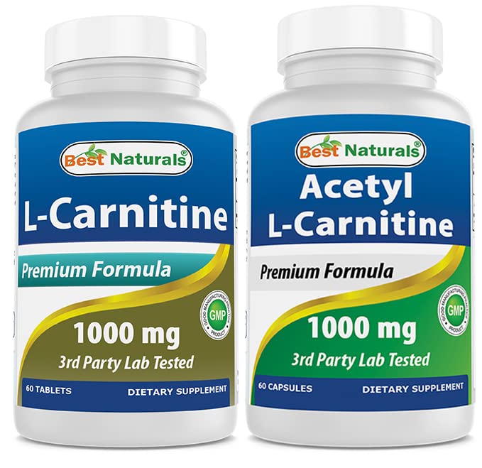 Meilleures naturelles L-Carnitine 1000mg et acétyl L-Carnitine 1000mg