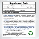 Meilleures naturelles L-Carnitine 1000mg et acétyl L-Carnitine 1000mg