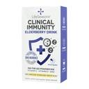LifeSeasons Immunité clinique - Mélange de boissons aux mûres aînées - Protège et combat pour une réponse immunitaire saine - Booster d'immunité - 3X mieux que la vitamine C - Servir chaud ou froid - Vitamine C + D + Zinc - (5 Pack)