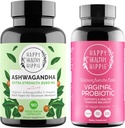 Happy Healthy Hippie Vaginal Probiotiques pour les femmes et l'ashwagandha biologique