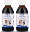 Tummy Calm Dr. Kids ChildrenS Gas Relief & Upset Stomach Support, Alternative Gas Drops for Newborns & Kids, Safe & Gentle Oral Solution, Natural Constipation Relief, 5 Fl Oz (paquet de 2)