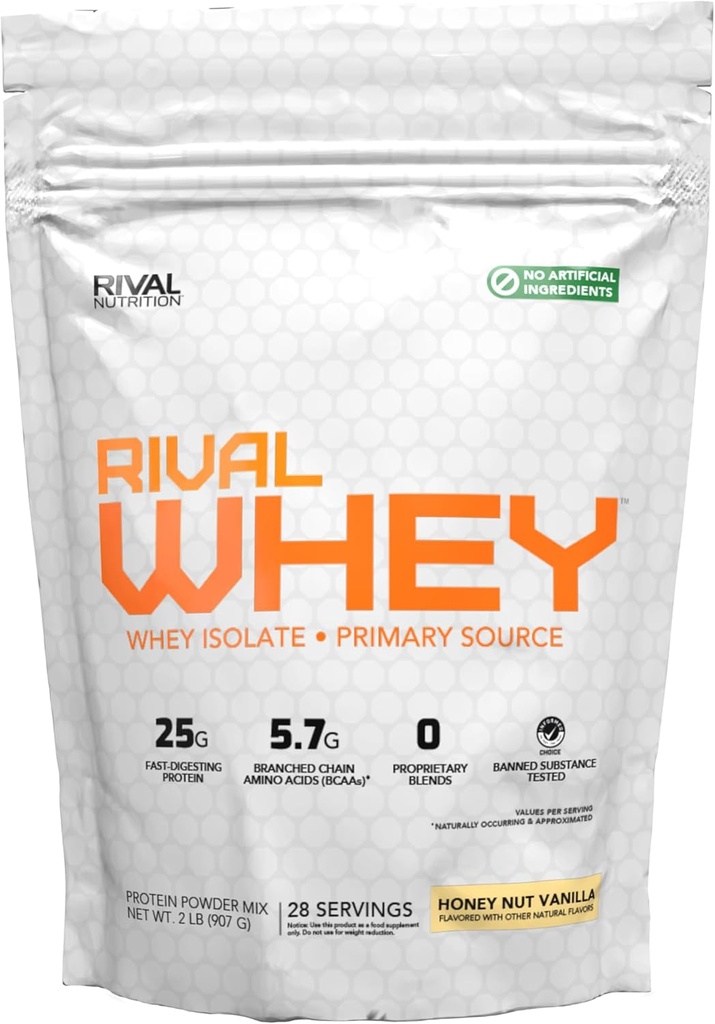 Rival naturel Lactosérum - Miel Nut Vanille 2lb
