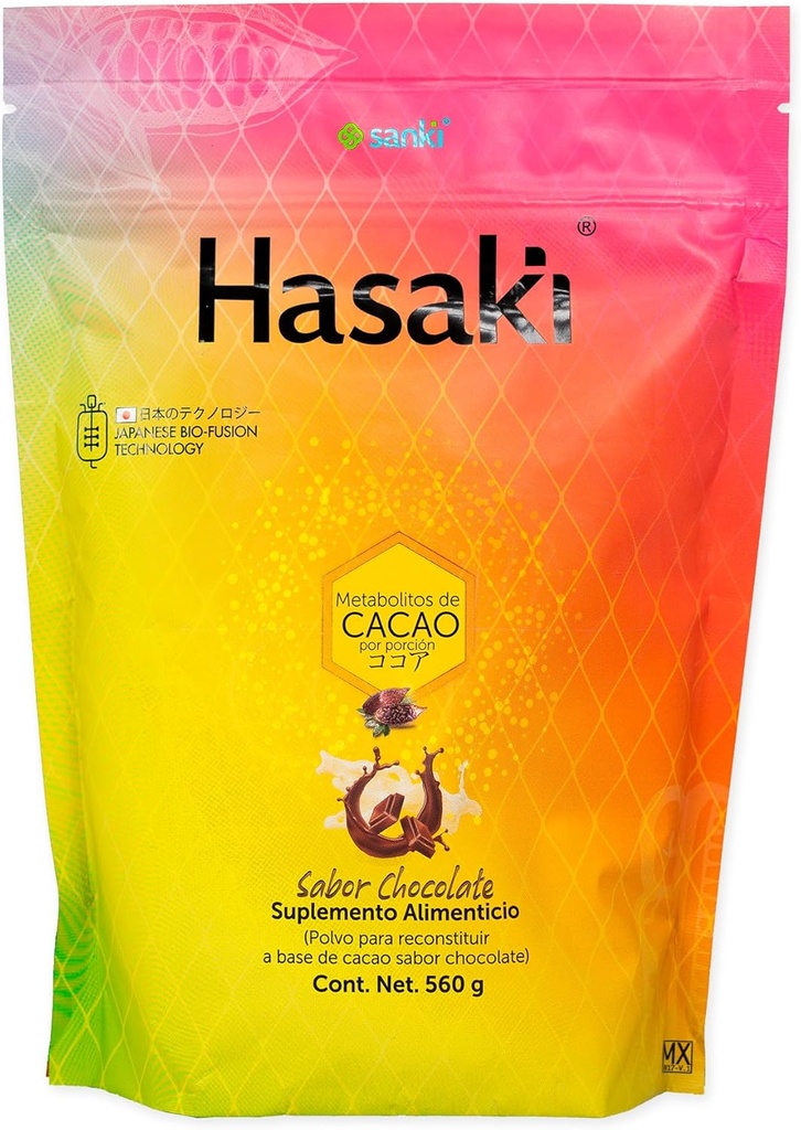 Global Chocolat Hasaki Dietary Supplements Powder est un produit d'origine japonaise pour la protection de la santé et de la nutrition Gut. Poids net 20 onces (1,2 livres), 0,49 onces de protéines par dose