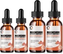 Magnesium Glycinate Liquid Drops,1000 mg Liquid Magnesium Supplement with Bromelain, Vitamin B6 C D, High Absorption Magnesium Complex for Night, Muscle & Energy Support