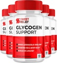 Sweet Relief Glycogen Support - Sweet Relief Blood Vessel Cleaner, Capsules Sweet Relief, Formule avancée pour le bien-être général, SweetRelief (300 Capsules, 5 Pack)