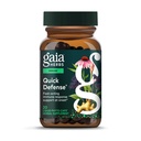 Gaia Herbs Quick Defense - Supplément de soutien immunitaire à action rapide* - Echinacea, Black Elderberry, Ginger & Andrographis - 20 phytocapsules liquides végétaliens (2 jours)