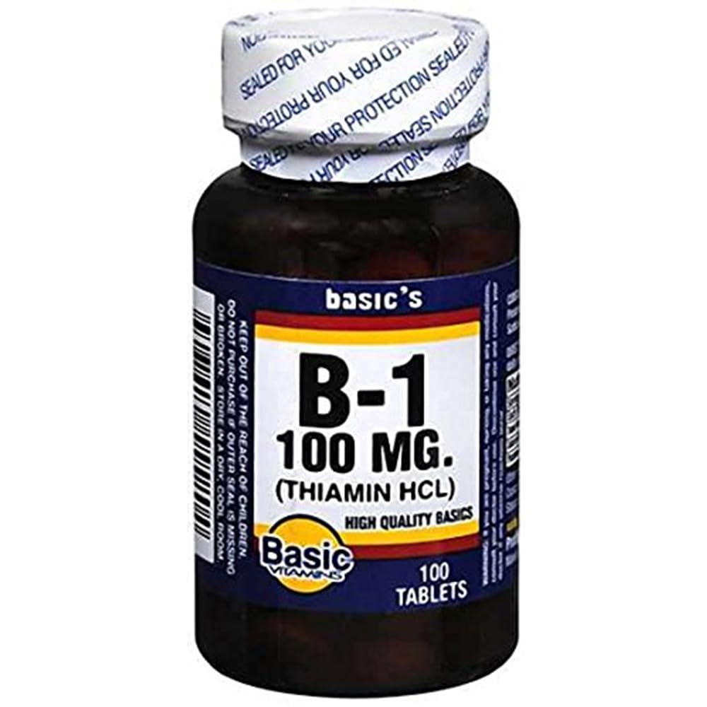 B-1 100 mg Tablets - 100 ct
