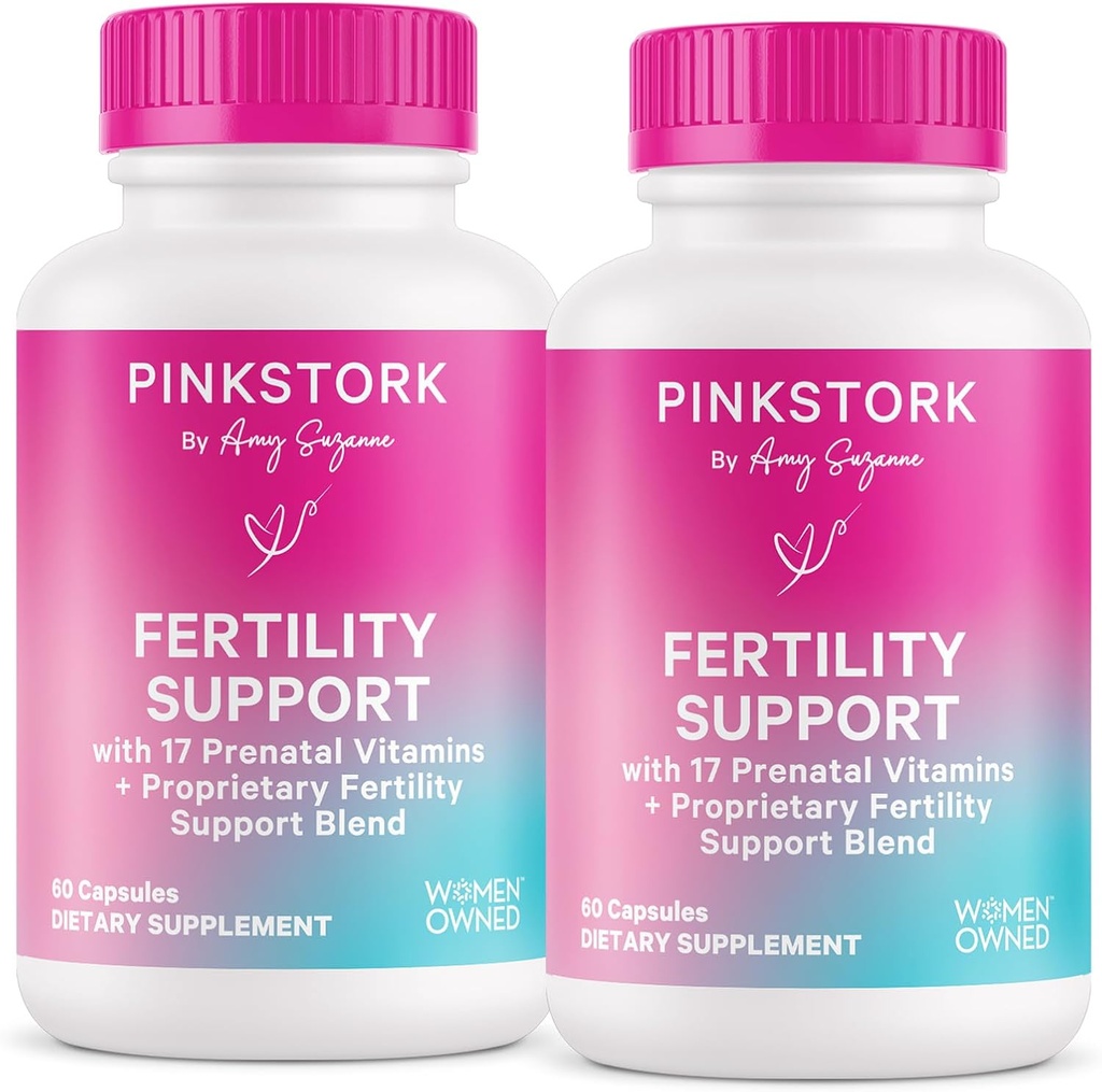 Suppléments de fertilité pour les femmes - Multivitamines prénatales avec soutien de l'ovulation, de la conception et de l'équilibre hormonal - 17 vitamines et inositol, ashwagandha et vitex - 120 capsules