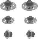 6Packs-Starkey Aid Domes Open Oticon Aid Domes Petit Moyen Grand 3 Tailles Compatible avec Phonak Marvel & Paradise RIC BTE modèles SDS 4.0-Noir