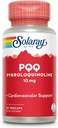 SOLARAY PQQ 10 mg, Supplément à la quinone Pyrroloquinoline, soutien cellulaire, cardiaque et cognitif, 30 VegCaps