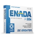 ENADA 10X NADH supplément avec formule d'action rapide pour un style de vie actif.