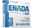 ENADA 10X NADH supplément avec formule d'action rapide pour un style de vie actif.