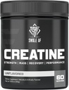CREATINE Mono de Swole AF-Swole avant et après l'entraînement pour le gain musculaire Endurance et la récupération.